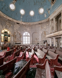 Abandoned church that was built in  left forgotten due to structural damage
