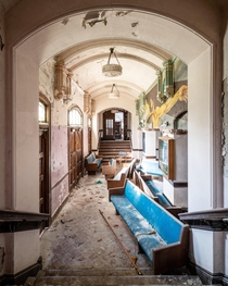 Abandoned church vestibule