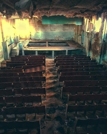 Abandoned cinema in KafrElSheikh Egypt