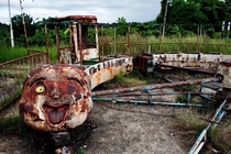 Abandoned Clown Train in Tanzania
