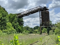 Abandoned coal loading station in Ohio