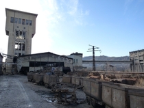 Abandoned coal mine in Petrila Romania 