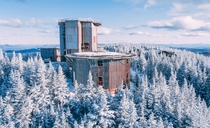 Abandoned Coldwar radar base in Vermont