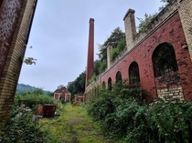 Abandoned colliery in South Wales