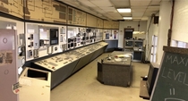 Abandoned control room at a fresh water treatment plant OC
