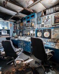 Abandoned control room I found in a powerhouse at an old military base 