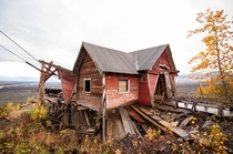 Abandoned copper mine in Alaska 