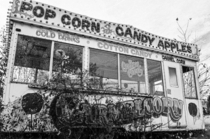 Abandoned cotton candy trailer in Michigan