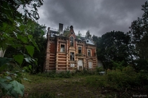 Abandoned creepy villa in Poland Gdansk 