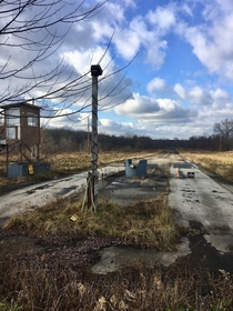 Abandoned drag strip in Pennsylvania