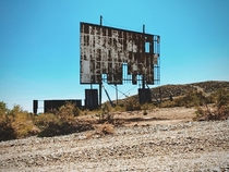 Abandoned Drive-In Theatre in Northern Nevada