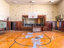 Abandoned Elementary School Gymnasium 