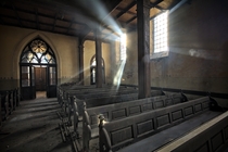 Abandoned Evangelical Church in Stawiszyn Poland