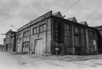 Abandoned factory in Gdansk shipyard Poland 