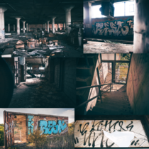 Abandoned factory in Linfield Pa