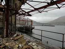 Abandoned Factory on Loch Long Scotland 
