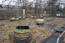 Abandoned Fairground Pripyat Ukraine Chernobyl 