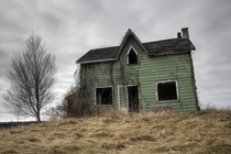 Abandoned Farm House in rural Ontario