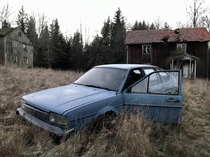Abandoned farm in Sweden