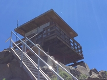 Abandoned Fire observation tower I came across while out riding my ATV Sierra Nevada mountains California