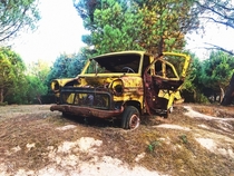Abandoned Ford on Istanbul Turkey