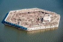 Abandoned Fort Carroll - Off The Coast Of Maryland - Edwin Remsburg