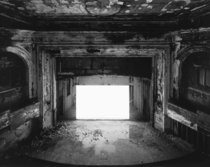 Abandoned Franklin Park Theater Boston Taken in  by famous Japanese photographer Hiroshi Sugimoto
