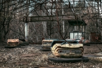 Abandoned Funfair Pripyat  Chernobyl Exclusion Zone 