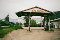 Abandoned gas station in Agassiz BC