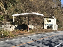 Abandoned Gas Station in Yamanashi Japan