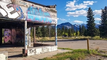 Abandoned Gas station just outside of Canmore Alberta
