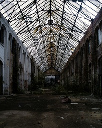 Abandoned GDR Industry in Leipzig Plagwitz 