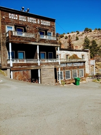 Abandoned Gold Mine Restaurant Hotel amp Saloon in Gold Hill Nevada