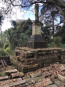 Abandoned graveyard in Auckland