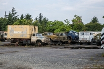 Abandoned Ground support equipment at Abkhazia Airport