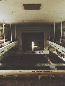 Abandoned high school auditorium Philadelphia PA