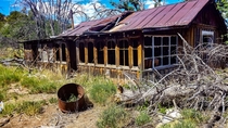 Abandoned home on a hiking trail in New Mexico