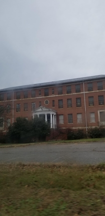 Abandoned hospital in Maryland sorry for bad image i was in a car passing by