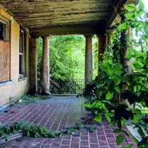 Abandoned hospital porch OC