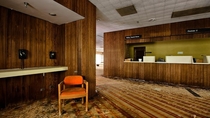 Abandoned hotel lobby in the Poconos PA 