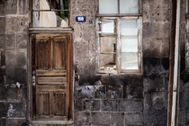 Abandoned house after  earthquake in Gyumri Armenia 