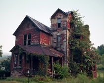 Abandoned house along the Elk River WV  by EvenShift