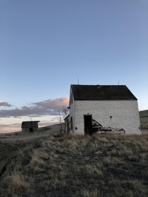 Abandoned house amp barn Saskatchewan