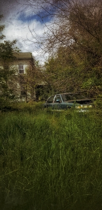 Abandoned House and Car Pine Barrens NJ
