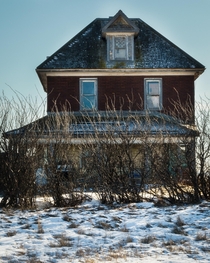 Abandoned house found outside the city of Moose Jaw on the Canadian prairies OC