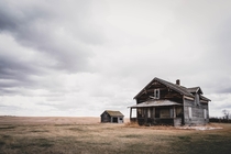 Abandoned house in Starland County Alberta