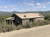 Abandoned houseshack on the outskirts of Nome Alaska