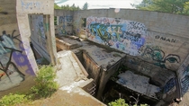 Abandoned hydroelectric dam 