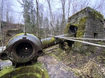 Abandoned hydroelectric plant Lahemaa national park Estonia