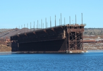 Abandoned iron ore dock Two Harbors MN 